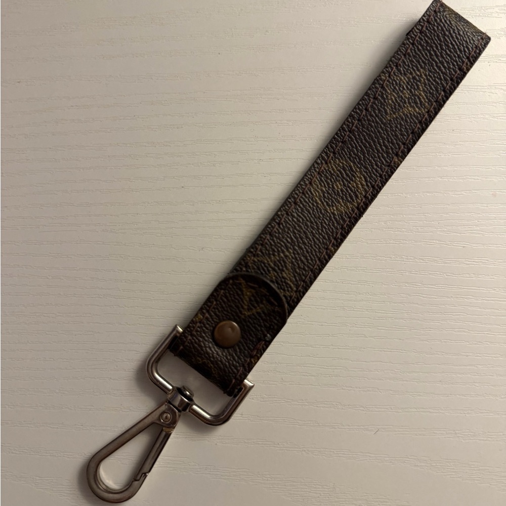 Louis Vuitton Monogram Brown Keychain Strap